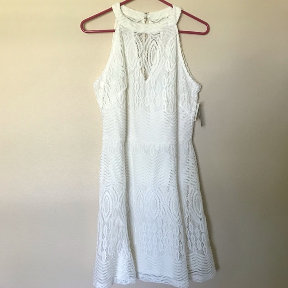 J Taylor Dresses & Skirts - J Taylor Ivory Sleeveless Lace Dress NWT